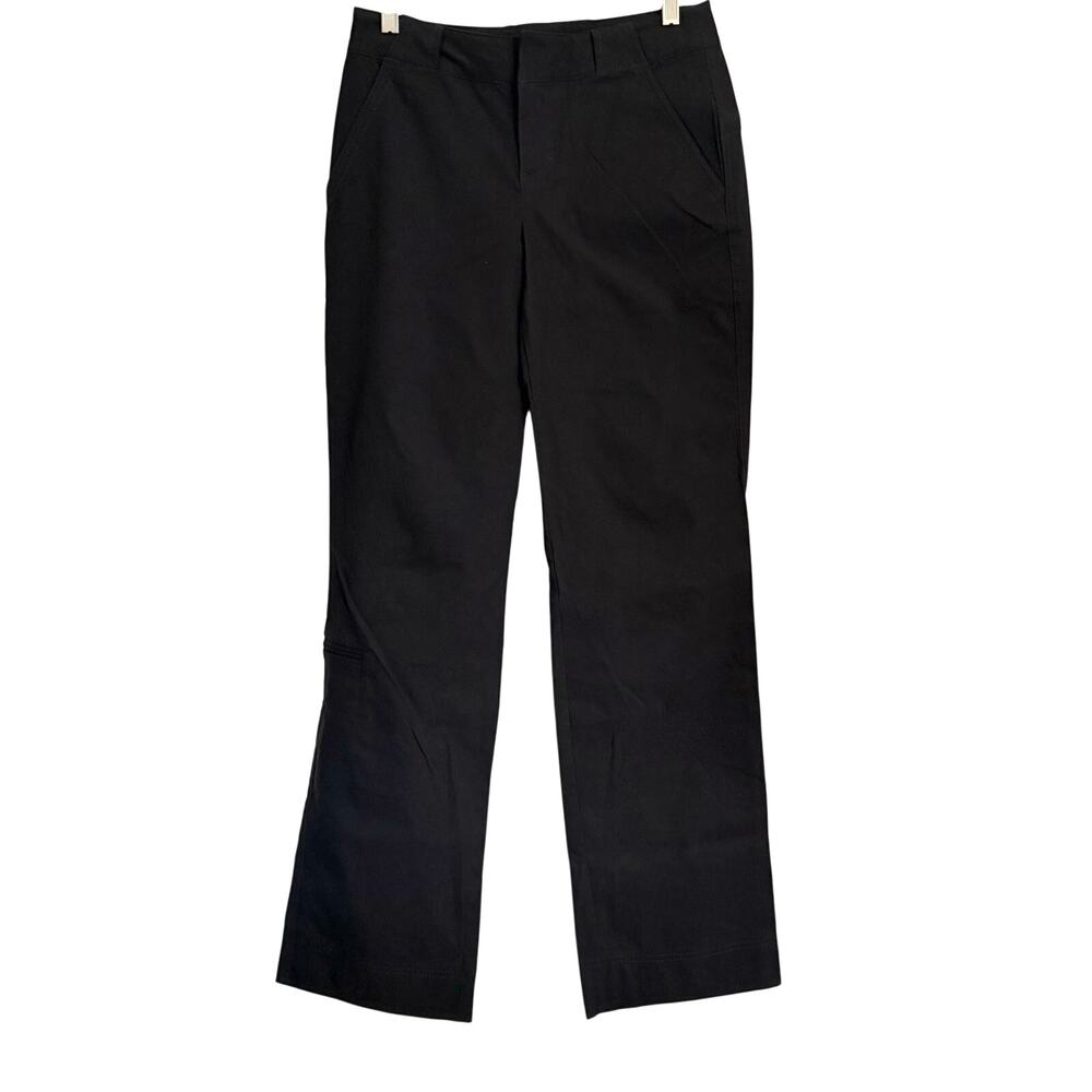Athleta Black Straight Leg Pants Size 2 Lightweight Granola Girl Gorpcore